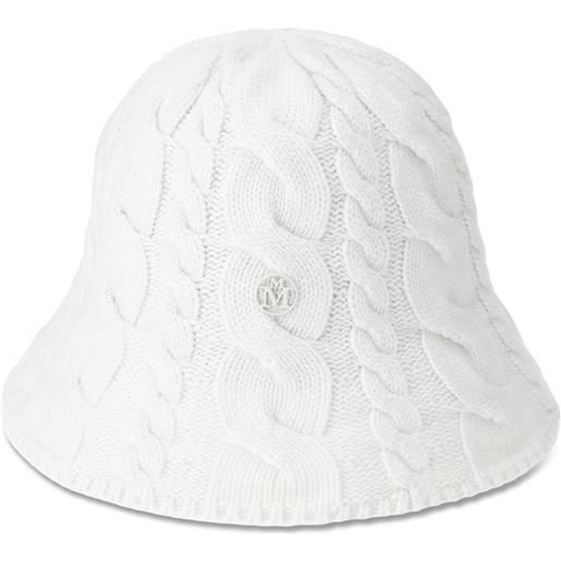 Maison Michel cappello bucket clem - bianco