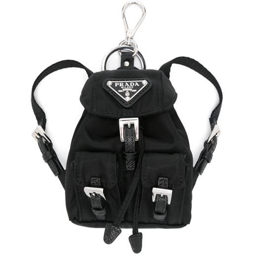 Prada portachiavi mini icon - nero