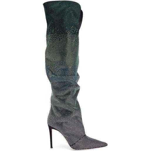 Giuseppe Zanotti stivali al ginocchio gz gala caleido 105mm - nero