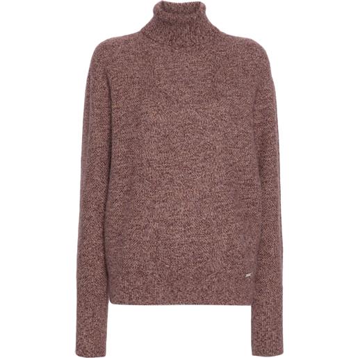 Kiton maglione a collo alto - rosso