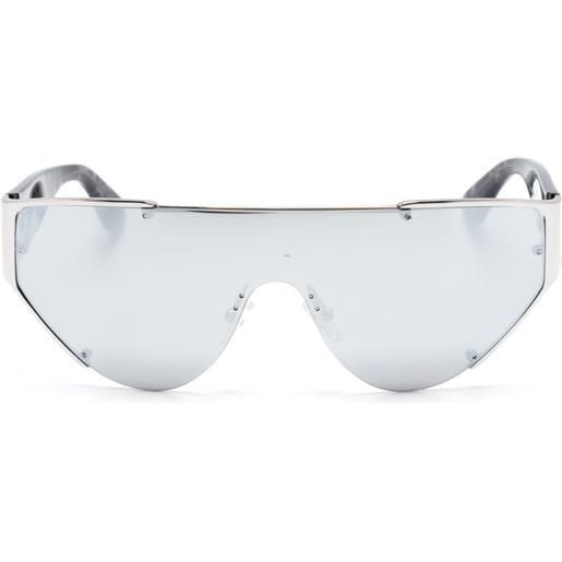 Alexander McQueen Eyewear occhiali da sole a specchio - argento
