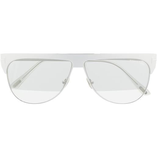 TOM FORD Eyewear occhiali da sole a specchio - argento