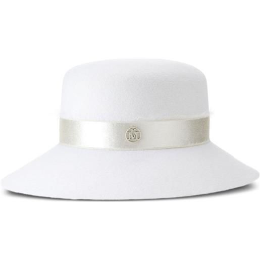 Maison Michel cappello new kendall - bianco