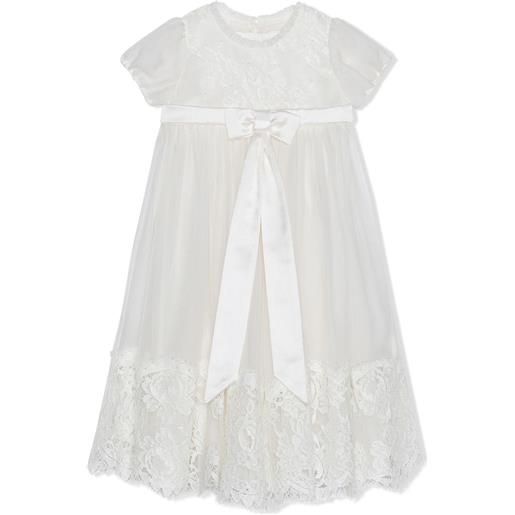 Dolce & Gabbana Kids abito svasato - bianco