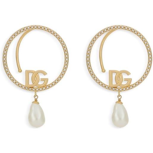 Orecchini in vetro di Murano, foglia d'oro 24K, perle veneziane