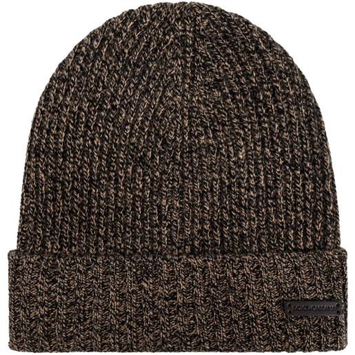Dolce & Gabbana berretto a coste con applicazione - marrone