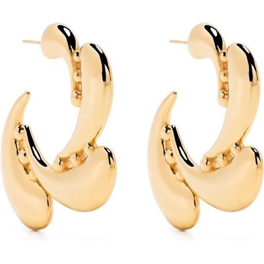 KHIRY orecchini a cerchio talon coalition - oro