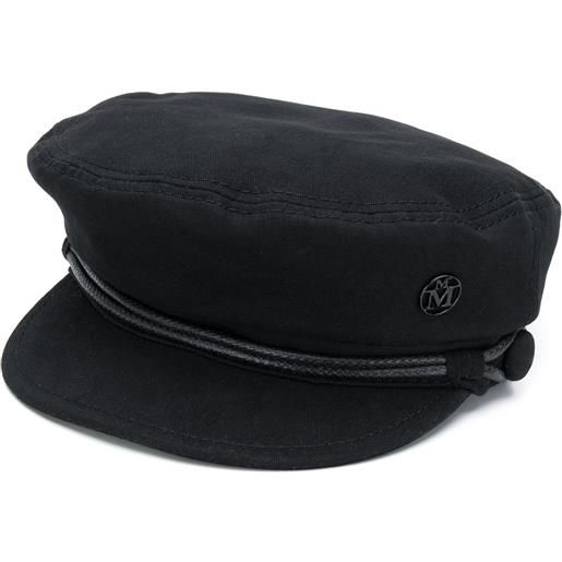 Maison Michel cappello baker boy - nero