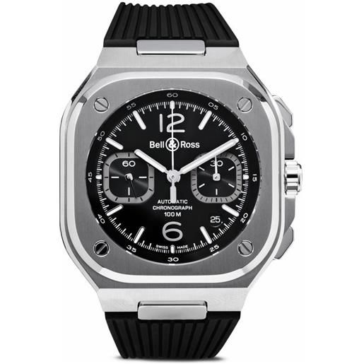 Bell & Ross orologio br-05 chrono 42mm - nero