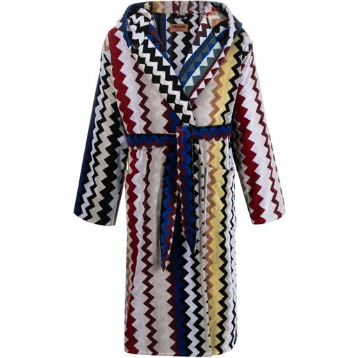 Missoni Home accappatoio con cappuccio - blu