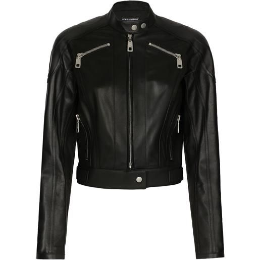 Dolce & Gabbana giacca biker - nero
