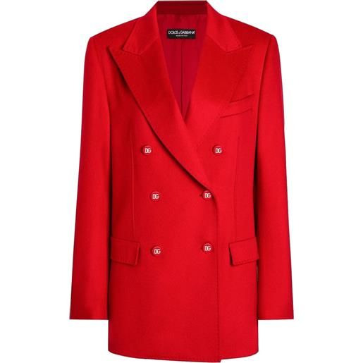 Dolce & Gabbana blazer doppiopetto - rosso