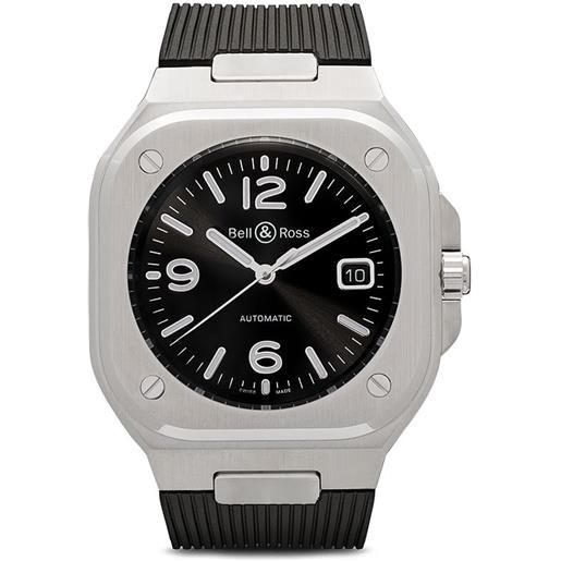 Bell & Ross orologio br 05 black steel 40mm - nero