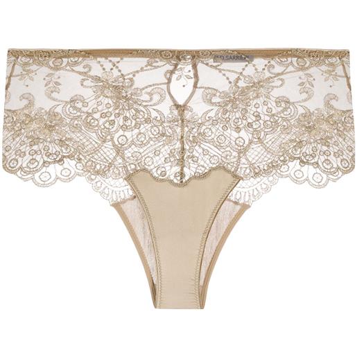 I.D. Sarrieri slip a vita alta christmas - oro