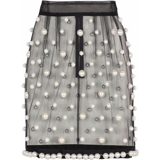 Dolce & Gabbana minigonna con decorazione - nero