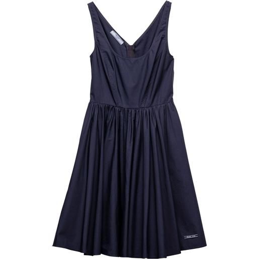 Prada abito in cotone - blu