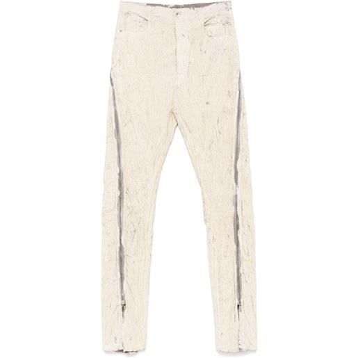 Rick Owens pantaloni bolan banana - giallo