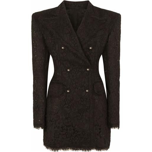 Dolce & Gabbana blazer doppiopetto - nero