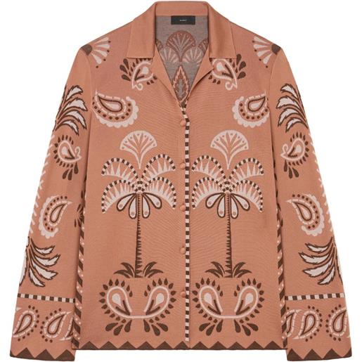 Alanui camicia wild wonder - toni neutri