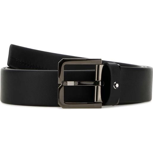 Montblanc cintura in pelle - nero