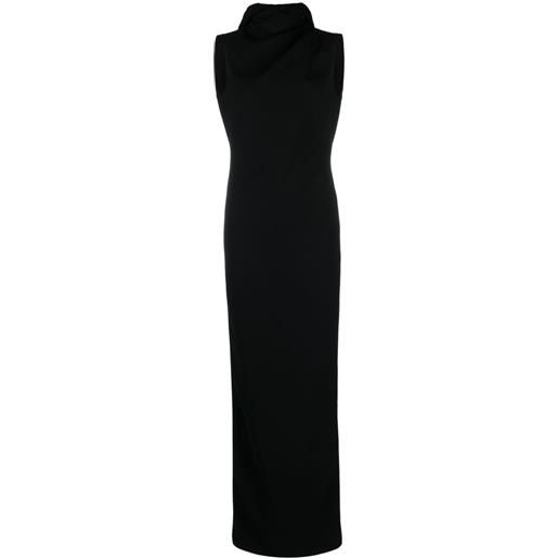 Mônot abito da sera con schiena scoperta - nero