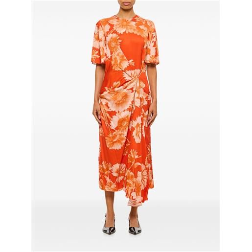 ERDEM abito con dettaglio - arancione