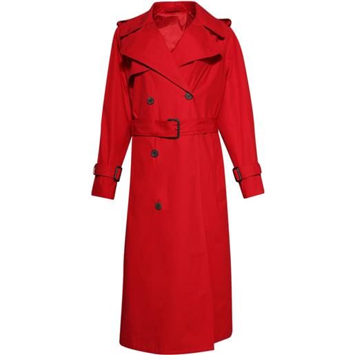 WARDROBE.NYC trench in cotone - rosso
