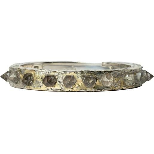 Parts of Four bracciale con borchie - argento