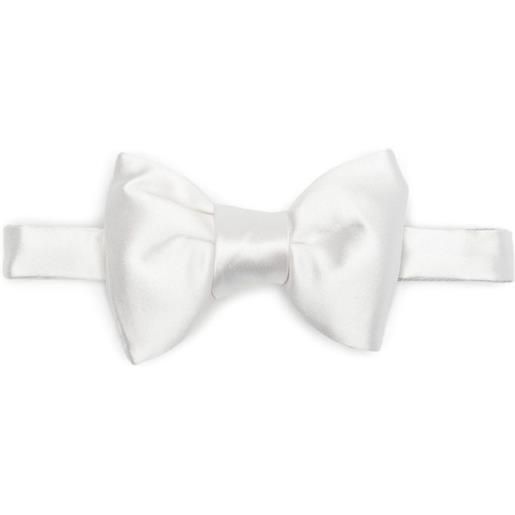 TOM FORD papillon in raso - bianco