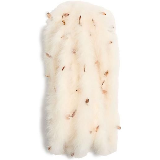 Valentino Garavani sciarpa con decorazione - bianco