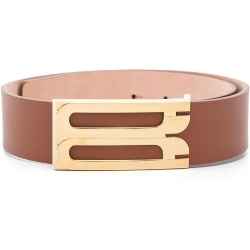 Victoria Beckham cintura jumbo frame - marrone