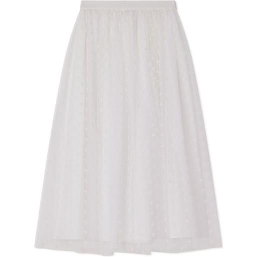 Bonpoint gonna midi panice - bianco