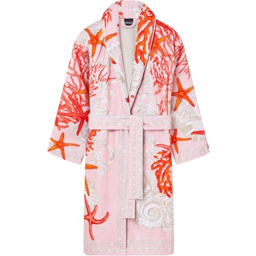 Versace accappatoio barocco sea - rosa
