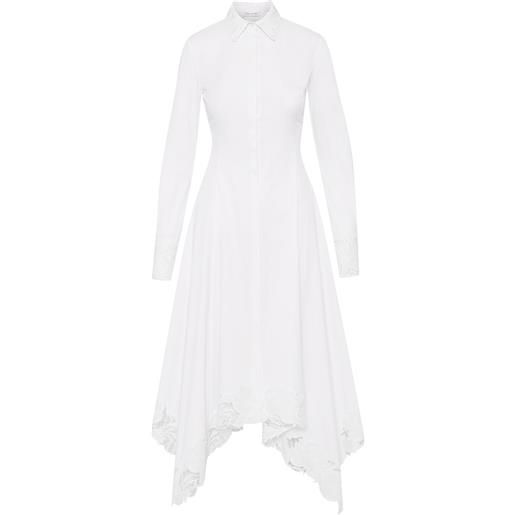Oscar de la Renta abito con pizzo guipure - bianco