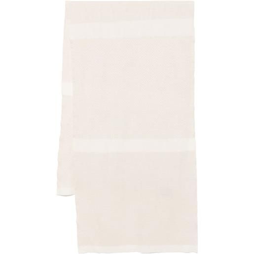 N.Peal sciarpa con motivo spigato - toni neutri