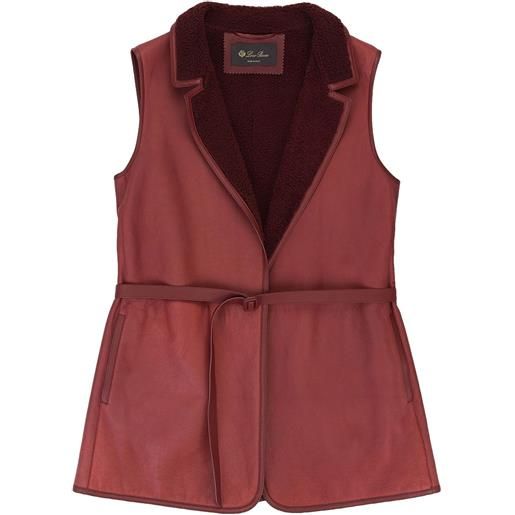 Loro Piana gilet sherman hartfield - rosso