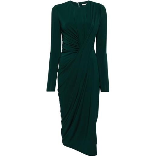 Jason Wu abito midi drappeggiato - verde