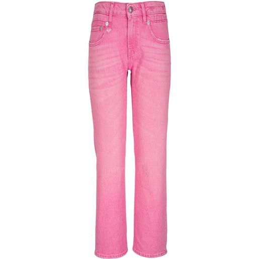 R13 jeans dritti - rosa