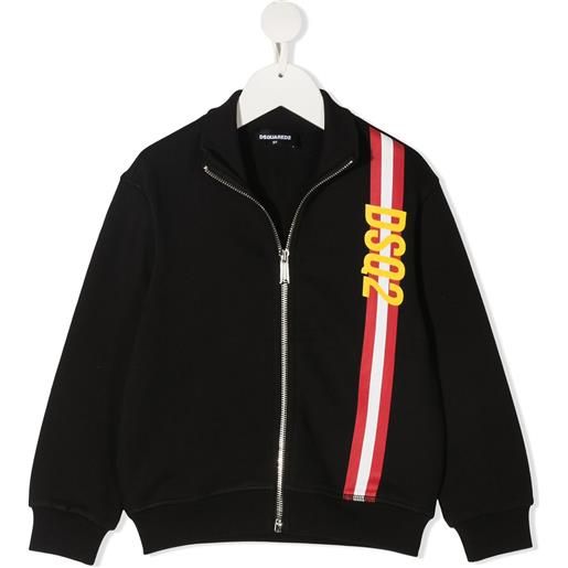 DSQUARED2 KIDS felpa con stampa - nero