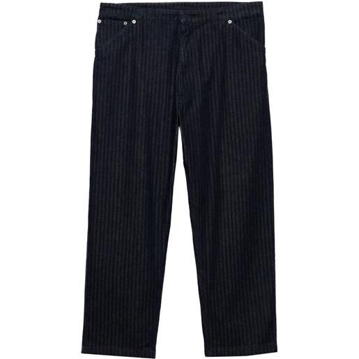 Prada pantaloni con logo - blu