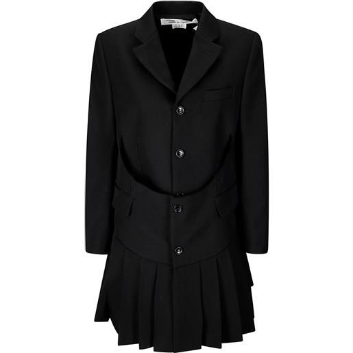 Comme Des Garçons Comme Des Garçons cappotto in lana - nero