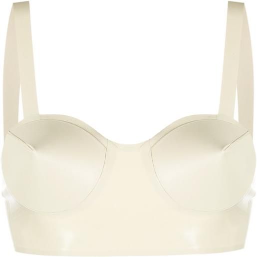 Maison Margiela reggiseno a balconcino - toni neutri