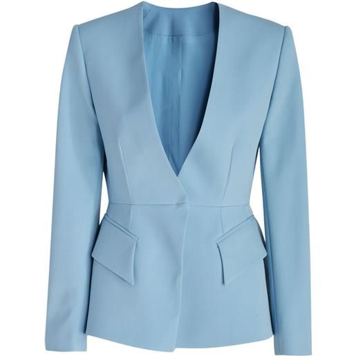 Del Core blazer in twill - blu