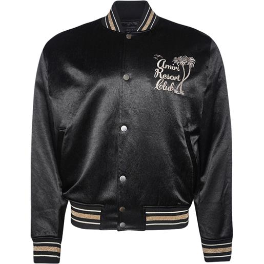 AMIRI giacca sportiva con ricamo - nero