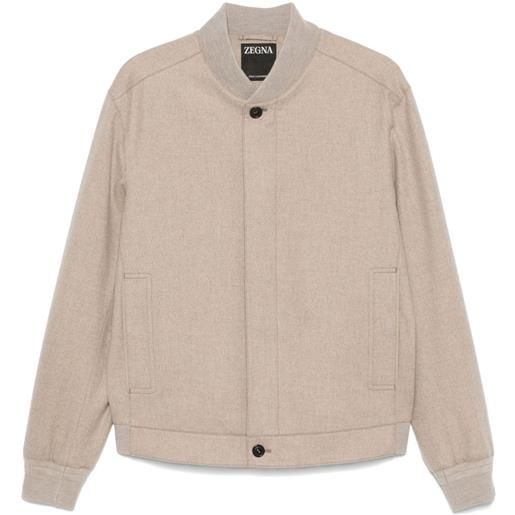 Zegna bomber oasi - toni neutri
