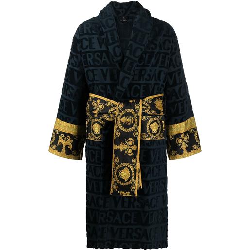 Versace accappatoio i love baroque - blu