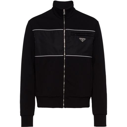 Prada giacca con zip - nero