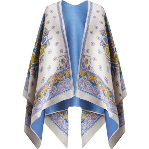 ETRO mantella a fiori - bianco