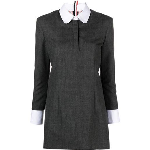 Thom Browne abito lungo - grigio