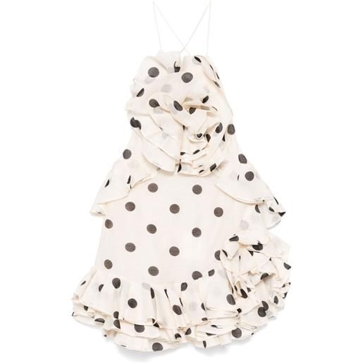 ZIMMERMANN minigonna crush - bianco